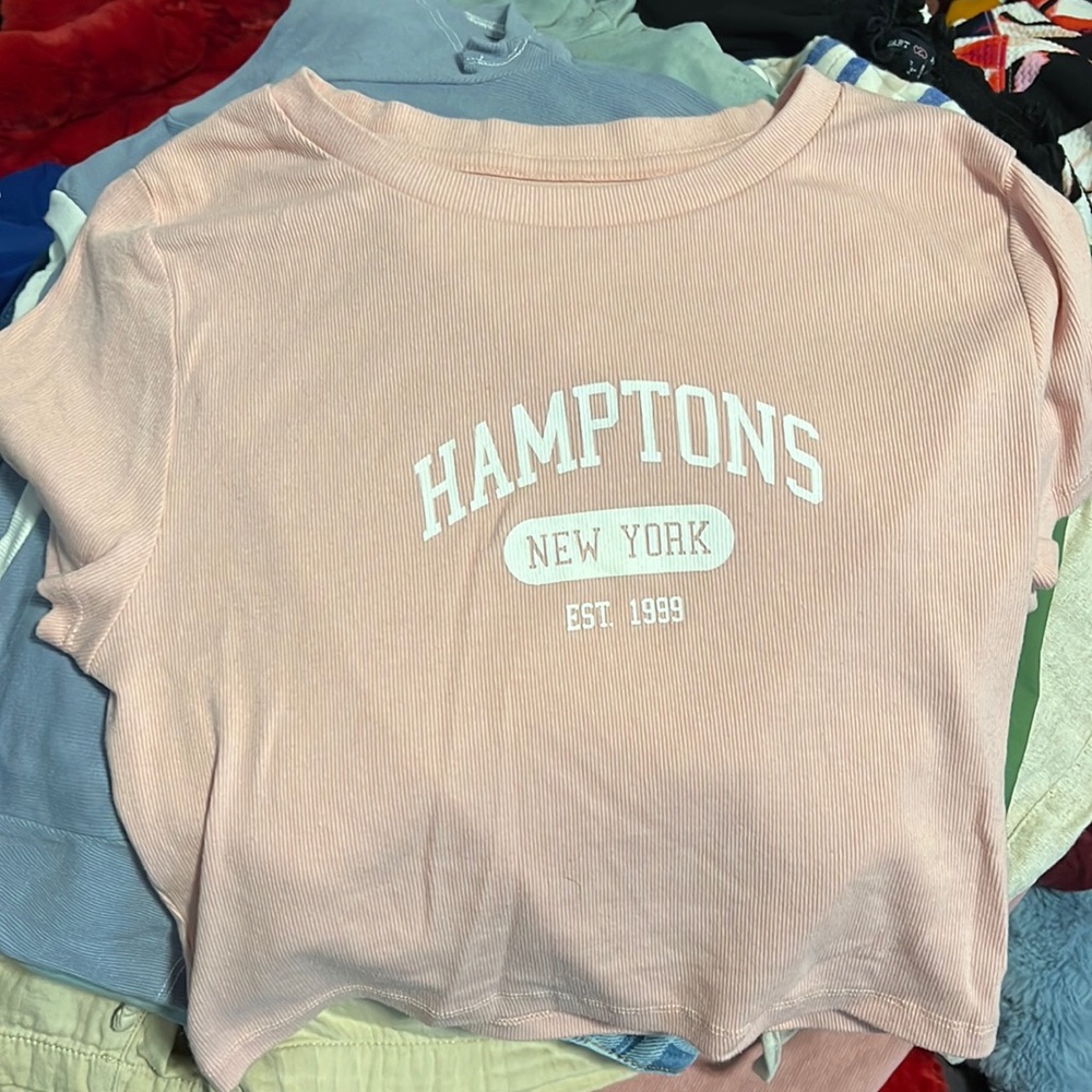 Cropped soft tee